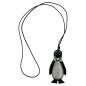 Preview: Kette 8x4x3cm Figur Pinguin schwarz-silbergrau Kunststoff 90cm Preview: Kette 8x4x3cm Figur Pinguin schwarz-silbergrau Kunststoff 90cm