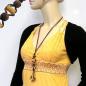Preview: Kette, 2x Walze goldfarbig braun