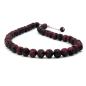 Preview: Kette 10mm Kunststoffperlen Barockperlen rot-schwarz-marmoriert 42cm Preview: Kette 10mm Kunststoffperlen Barockperlen rot-schwarz-marmoriert 42cm