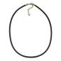 Preview: Rundschnur 4mm Vollgummikette Naturkautschuk Verschluss goldfarbig 80cm Preview: Rundschnur 4mm Vollgummikette Naturkautschuk Verschluss goldfarbig 80cm