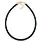 Preview: Rundschnur 6mm Vollgummikette Naturkautschuk Verschluss goldfarbig 40cm Preview: Rundschnur 6mm Vollgummikette Naturkautschuk Verschluss goldfarbig 40cm