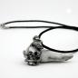 Preview: Kette 17x14mm Zinn-Anhänger Totenkopf mit Schlange 45cm Preview: Kette 17x14mm Zinn-Anhänger Totenkopf mit Schlange 45cm