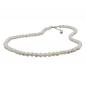 Preview: Kette 6mm Perle Kunststoff kristall-creme 40cm Preview: Kette 6mm Perle Kunststoff kristall-creme 40cm