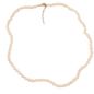 Preview: Kette 8mm Glasperlenkette geknotet cremefarben 65cm Preview: Kette 8mm Glasperlenkette geknotet cremefarben 65cm