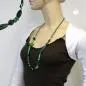 Preview: Kette, mint-patina-dunkelgrün-bicolor Preview: Kette, mint-patina-dunkelgrün-bicolor