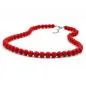 Preview: Kette 8mm Kunststoffperlen rot-glänzend 70cm Preview: Kette 8mm Kunststoffperlen rot-glänzend 70cm