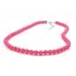 Preview: Kette 8mm Kunststoffperlen rosa-pink-glänzend 40cm Preview: Kette 8mm Kunststoffperlen rosa-pink-glänzend 40cm