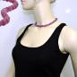 Preview: Kette, Perlen 10mm flieder-violett Preview: Kette, Perlen 10mm flieder-violett