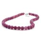 Preview: Kette, Perlen 10mm flieder-violett Preview: Kette, Perlen 10mm flieder-violett