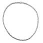 Preview: Armband 6x6mm Ankerkette Tombak rhodiniert 20cm Preview: Armband 6x6mm Ankerkette Tombak rhodiniert 20cm