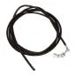 Preview: Lederband Rundschnur Rindleder 2mm schwarz gefärbt mit 1x Verschluss silberfarbig ca. 1m Preview: Lederband Rundschnur Rindleder 2mm schwarz gefärbt mit 1x Verschluss silberfarbig ca. 1m