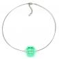 Preview: Kette, Stufenperle mint-transparent