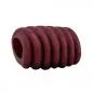 Preview: Tuchring 35x34x23mm Spirale Kunststoff weinrot-seidig matt