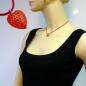 Preview: Kette Kinderkette Herz rot mit Schliff Kordel rot 42cm Preview: Kette Kinderkette Herz rot mit Schliff Kordel rot 42cm