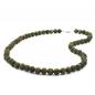 Preview: Kette 10mm Kunststoffperlen Barockperlen olivgrün-schwarz-marmoriert 60cm Preview: Kette 10mm Kunststoffperlen Barockperlen olivgrün-schwarz-marmoriert 60cm