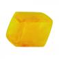 Preview: Tuchring 45x36x18mm Sechseck gelb-weiß-transparent glänzend Kunststoff Preview: Tuchring 45x36x18mm Sechseck gelb-weiß-transparent glänzend Kunststoff