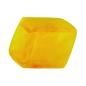 Preview: Tuchring 45x36x18mm Sechseck gelb-weiß-transparent glänzend Kunststoff Preview: Tuchring 45x36x18mm Sechseck gelb-weiß-transparent glänzend Kunststoff