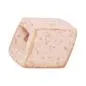 Preview: Tuchring 45x36x18mm Sechseck hellbraun-gefleckt matt Kunststoff
