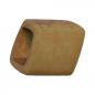 Preview: Tuchring 45x36x18mm Sechseck grün-gold gefleckt matt Kunststoff Preview: Tuchring 45x36x18mm Sechseck grün-gold gefleckt matt Kunststoff