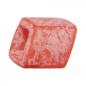 Preview: Tuchring 45x36x18mm Sechseck rosa-weiß-gefleckt matt Kunststoff Preview: Tuchring 45x36x18mm Sechseck rosa-weiß-gefleckt matt Kunststoff