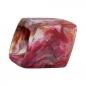 Preview: Tuchring 45x36x18mm Sechseck rot-silber-marmoriert glänzend Kunststoff Preview: Tuchring 45x36x18mm Sechseck rot-silber-marmoriert glänzend Kunststoff
