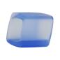 Preview: Tuchring 45x36x18mm Sechseck hellblau-transparent matt Kunststoff