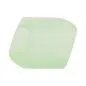 Preview: Tuchring 45x36x18mm Sechseck lindgrün-transparent matt Kunststoff