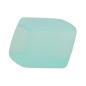 Preview: Tuchring 45x36x18mm Sechseck zartblau-transparent matt Kunststoff