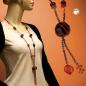 Preview: Kette, Spirale kupferbraun, Ankerkette