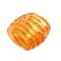Preview: Tuchring 35x34x23mm Spirale Kunststoff orange-transparent glänzend