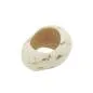 Preview: Tuchring 33x25mm Kunststoff Ringperle unrund 17mm-Loch elfenbein-grau matt Preview: Tuchring 33x25mm Kunststoff Ringperle unrund 17mm-Loch elfenbein-grau matt
