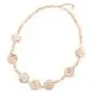 Preview: Kette, Holz- u Kunststoff-Perlen, beige