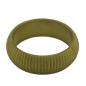 Preview: Armreif 85x26mm oliv-grün Rillenstruktur Kunststoff Preview: Armreif 85x26mm oliv-grün Rillenstruktur Kunststoff