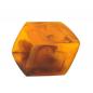 Preview: Tuchring 45x36x18mm Sechseck bernsteinfarben matt Kunststoff Preview: Tuchring 45x36x18mm Sechseck bernsteinfarben matt Kunststoff