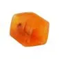 Preview: Tuchring 45x36x18mm Sechseck orange-marmoriert matt Kunststoff Preview: Tuchring 45x36x18mm Sechseck orange-marmoriert matt Kunststoff