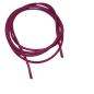 Preview: Lederband Rundschnur Rindleder 2mm fuchsia beere gefärbt ca. 1m