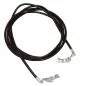 Preview: Lederband Rundschnur Rindleder 2mm schwarz gefärbt mit 2x Verschluss silberfarbig ca. 1m Preview: Lederband Rundschnur Rindleder 2mm schwarz gefärbt mit 2x Verschluss silberfarbig ca. 1m