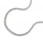 Preview: Kette 14mm Flachpanzerkette 2x diamantiert Silber 925 60cm