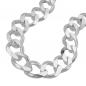 Preview: Armband 11x3mm Weitpanzer Silber 925 21cm Preview: Armband 11x3mm Weitpanzer Silber 925 21cm
