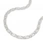 Preview: Kette 32mm S-Panzerkette flach diamantiert Silber 925 50cm Preview: Kette 32mm S-Panzerkette flach diamantiert Silber 925 50cm
