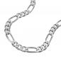Preview: Armband 48mm Figarokette flach Silber 925 21cm Preview: Armband 48mm Figarokette flach Silber 925 21cm