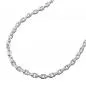 Preview: Kette 2mm Ankerkette 8x diamantiert Silber 925 60cm