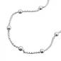 Preview: Fußkette 13mm Ankerkette längenvariabel mit 13 Kugeln Silber 925 25cm Preview: Fußkette 13mm Ankerkette längenvariabel mit 13 Kugeln Silber 925 25cm