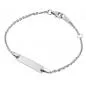 Preview: Schildband 21mm Anker mit Platte matt diamantiert rhodiniert Silber 925 Preview: Schildband 21mm Anker mit Platte matt diamantiert rhodiniert Silber 925