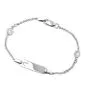 Preview: Schildarmband für Kinder 17mm Ankerkette mit Herz und 2 Zirkonias rhodiniert Silber 925 15cm Preview: Schildarmband für Kinder 17mm Ankerkette mit Herz und 2 Zirkonias rhodiniert Silber 925 15cm