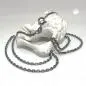 Preview: Kette 2mm Ankerkette rhodiniert Silber 925 40cm Preview: Kette 2mm Ankerkette rhodiniert Silber 925 40cm