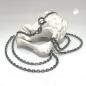 Preview: Kette 2mm Ankerkette 8x diamantiert rhodiniert Silber 925 60cm Preview: Kette 2mm Ankerkette 8x diamantiert rhodiniert Silber 925 60cm