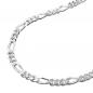Preview: Armband 3mm Figarokette Silber 925 21cm Preview: Armband 3mm Figarokette Silber 925 21cm
