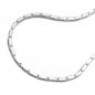 Preview: Armband 1x1mm Kobrakette 4x diamantiert Silber 925 19cm