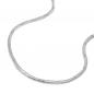 Preview: Kette 13mm runde Schlangenkette diamantiert Silber 925 38cm Preview: Kette 13mm runde Schlangenkette diamantiert Silber 925 38cm